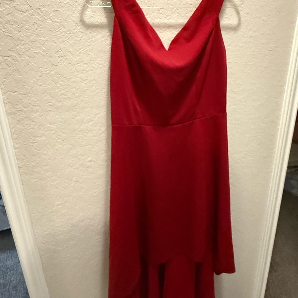 Dress Tells Elegant Red Sleeveless Dress Size XL - Picture 3 of 9